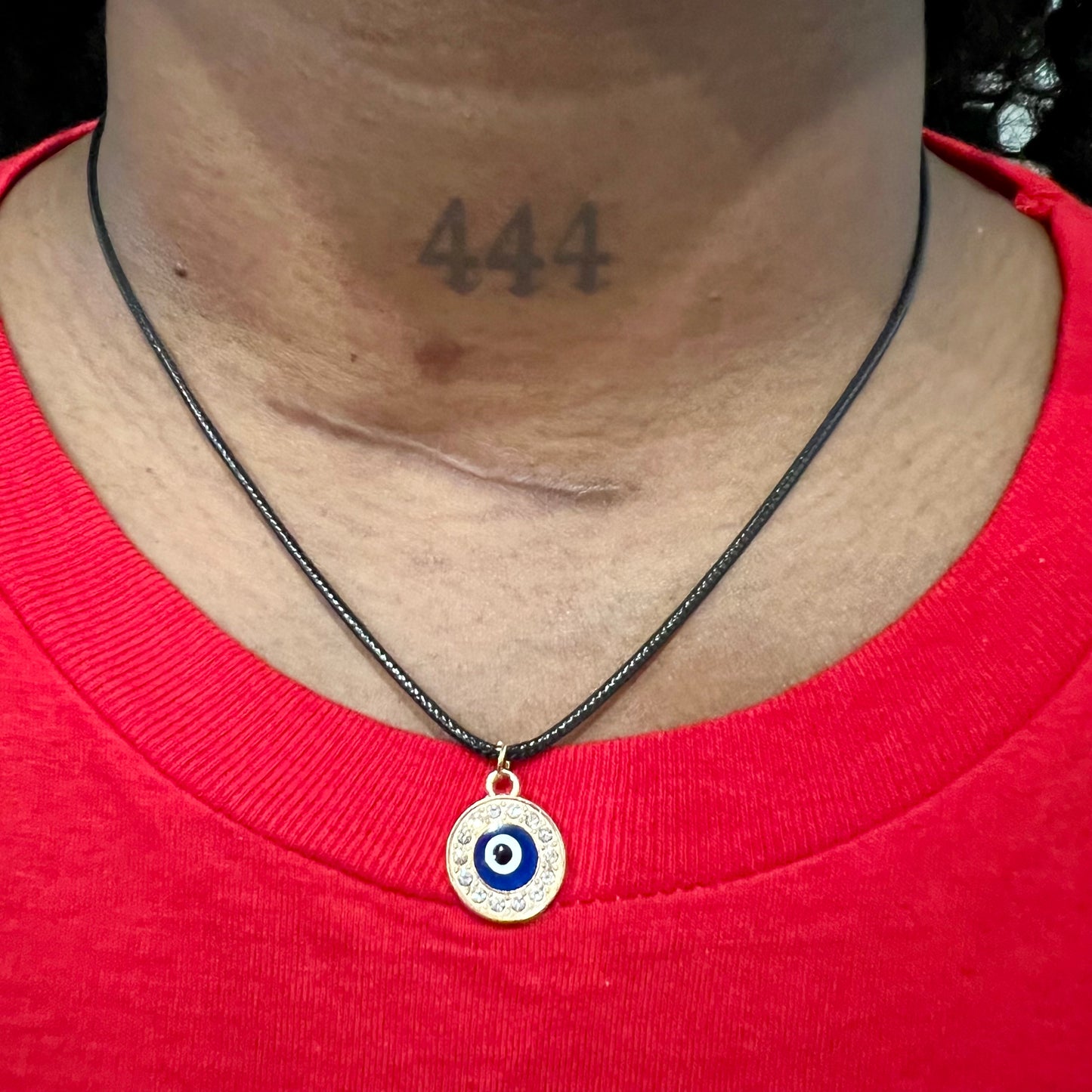 evil eye cord necklace